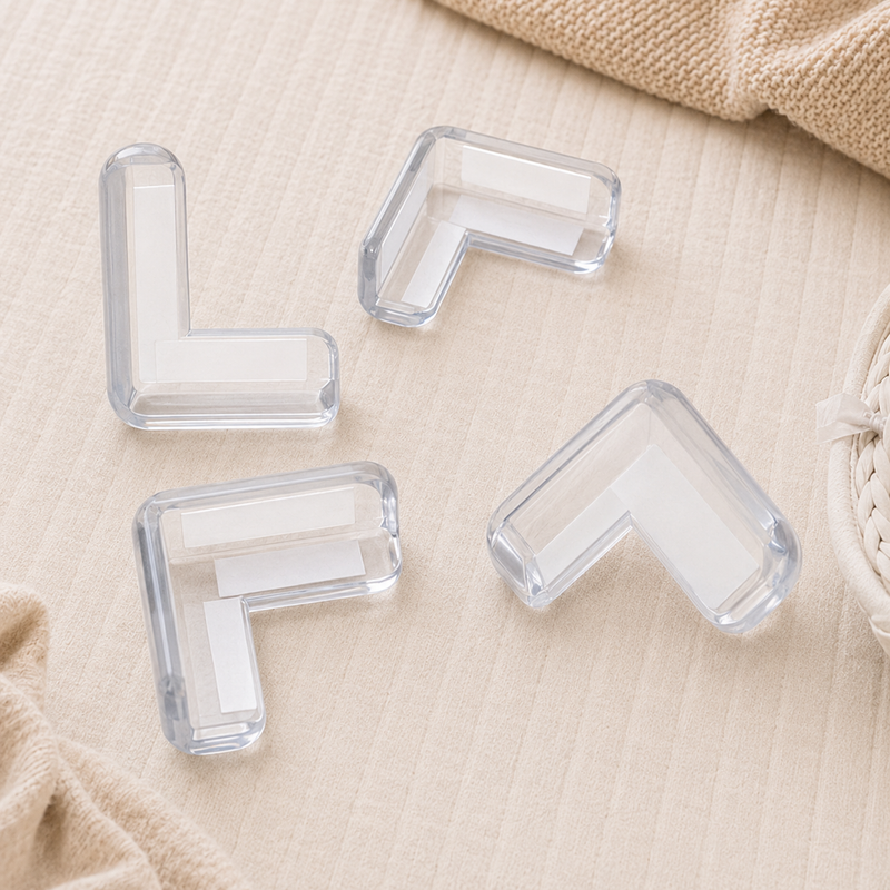 TinyEase™ 10-Piece Clear L-Shaped Corner Protector Set