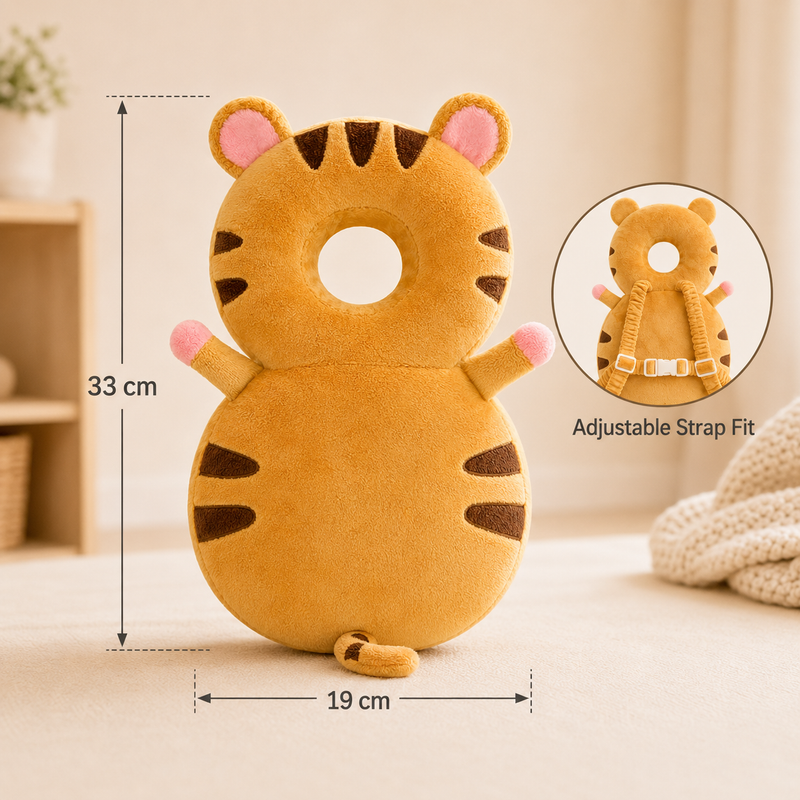 TinyEase™ Plush Baby Head Protector Backpack