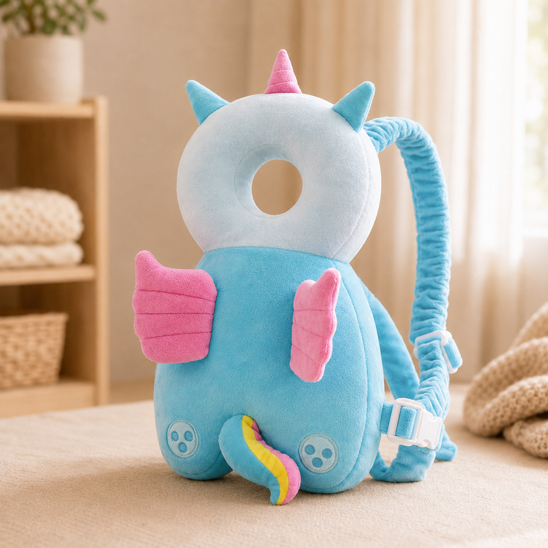 TinyEase™ Plush Baby Head Protector Backpack