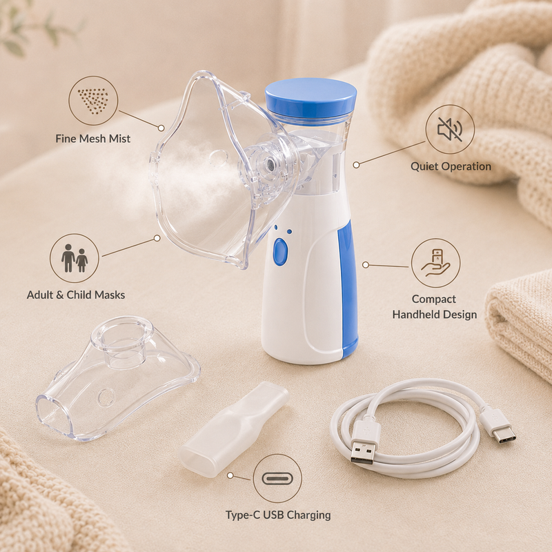TinyEase™ Portable Silent Mesh Nebulizer