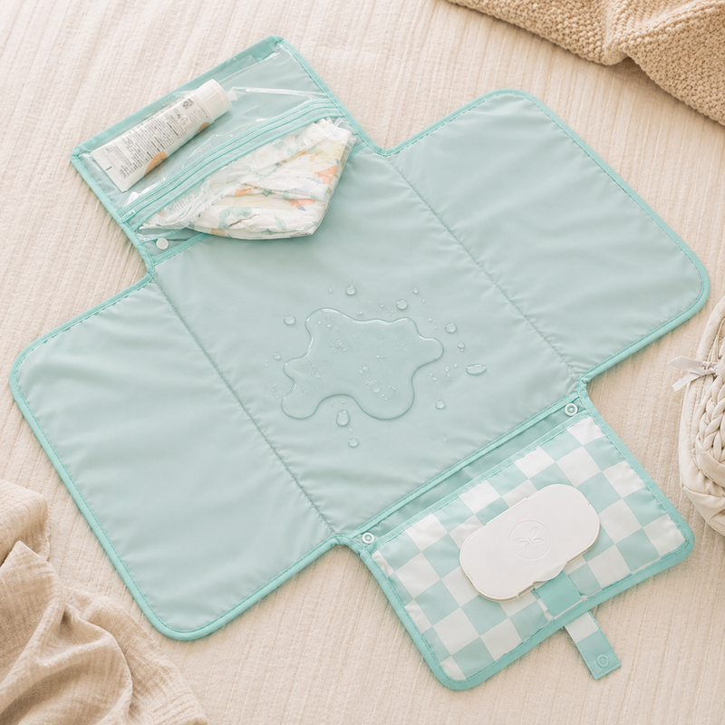 TinyEase™ Portable Waterproof Foldable Baby Changing Mat – 65 × 35cm