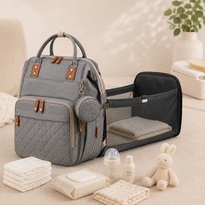TinyEase Travel Bundle - Diaper Backpack
