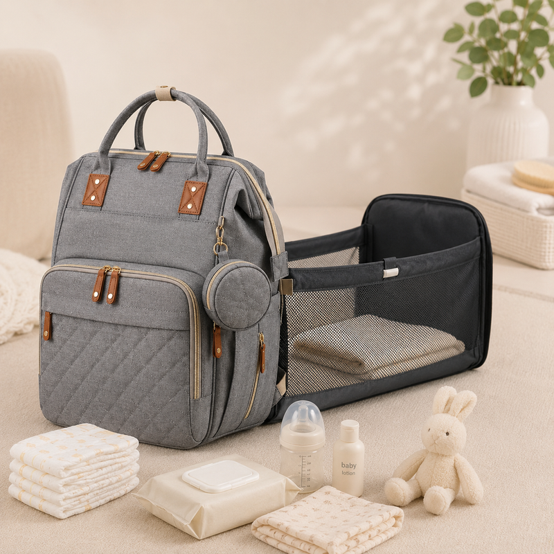 TinyEase Travel Bundle - Diaper Backpack